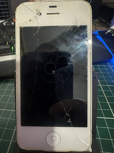 iPhone 4 A1332 Branco - Não Funciona - Apenas Para Peças