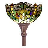 Zjart Torchiere Tiffany - Lmpara De Pie De Cristal De Color