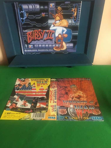 Mega Drive Wrestle War Encarte Japonês Original