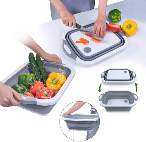 Tabla De Cocina Para Picar Cortar Plegable Multifuncional