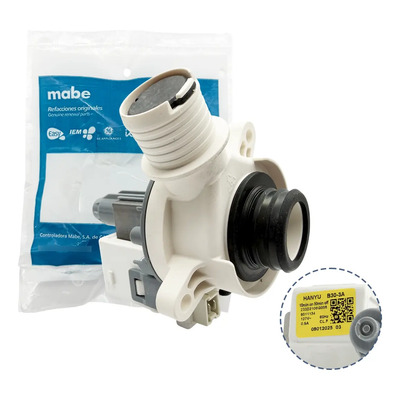 Bomba Electrica Lavadora Mabe Kraken 233d2106g002 Original | Envío gratis