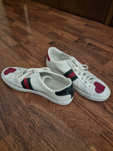 Tenis Originales Gucci De Corazones Talla 9.5 Us