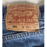 Pantalon Levis Azul 501 Made In Usa Nuevo Talla 34-30 1990
