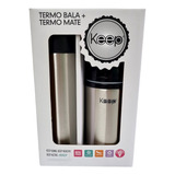 Set Keep Termo Bala Acero 500 Ml + Mate Autocebante 400 Ml 