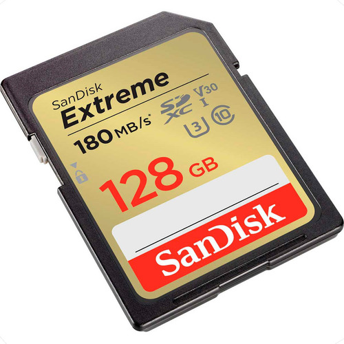 Cartão De Memória Sandisk Extreme Uhs-i Sdxc De 128 Gb
