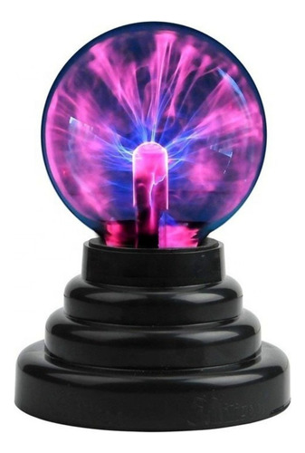 Lámpara De Plasma Tesla Para Velador Escritorio Decorativa