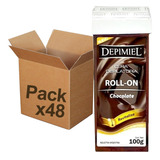 Kit 48 Ceras Depilatorias Roll On Descartable Depimiel 100gr