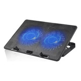 Lote 10 X Suporte Base Para Notebook Até 15,7  Com Led Azul