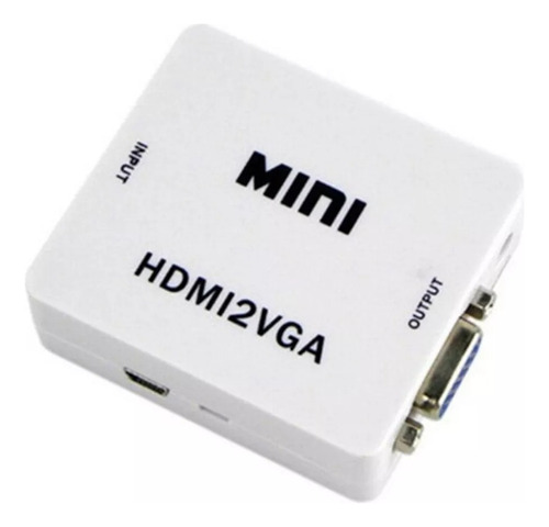 Conversor Adaptador Hdmi A Vga Activo 