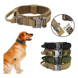 Collar Táctico Militar Para Perro Ajustable Ultra Resistente