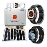  Relogio Smartwatch Hw Ultra 49mm Amoled I.a + 7 Pulseiras