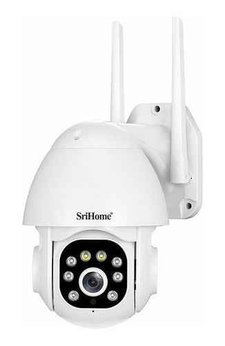 Cámara De Seguridad  Srihome Sh039b Con Resolución De 3mp Visión Nocturna Incluida Blanca