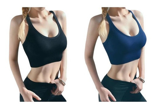 Crop Top Fitness Con Relleno