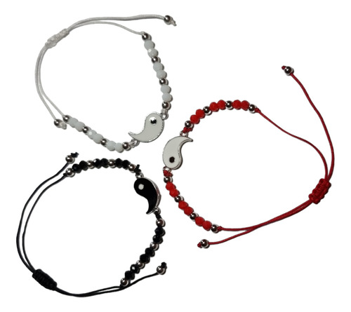 Pulseras Ying Yang Mayoreo 2 Pack