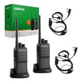 Rádio Comunicador Intelbras Rc3002 G2 Até 20km Com Fones Ptt