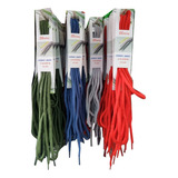 Pack De 4 Pares Cordones Para Zapatilla,4 Colores 0.4x120cm