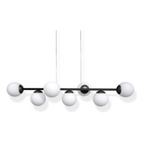 Lustre Pendente Jabuticaba Moderno Led 7 Globos  Moon Night