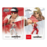 Super Smash Bros Ken Amiibo Sellado