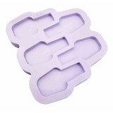 Molde De Silicone Para Resina Paleta Mini Esmaltes