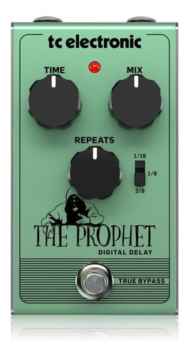 Pedal Tc Electronic The Prophet Digital Delay Retardo. Color Verde