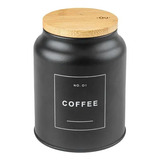 Porta Condimento 1,5l Coffee Café Cookies Sense Preto Ou