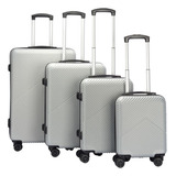 Travel Elite, Set De 4 Maletas Rígidas Prácticas Y Seguras