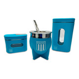 Set De Mate Racing Club Academia Azucar Yerba Mate Pampa