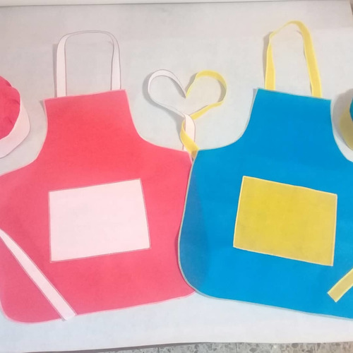 Delantal Cocineros Niños Y Adultos  