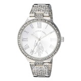 Reloj Mujer U.s. Pol Usc40322 Cuarzo Pulso Plateado Just Wat