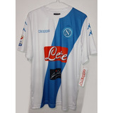 Jersey Napoli Visita Kappa Año 2016 2017 Talla Mediana