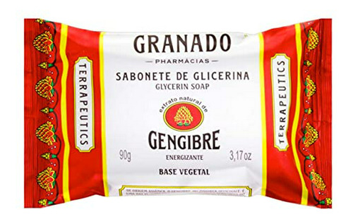 Jabón De Glicerina De Gengibre Terrapeutics Collection 90g