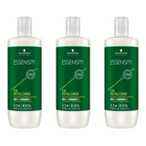 3 Botellas De Oxidante Essensity - Schwarzkopf 1000ml C/u