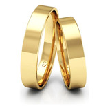 Alianças De Ouro 18k Casamento Noivado Lindas Perfeitas 4mm