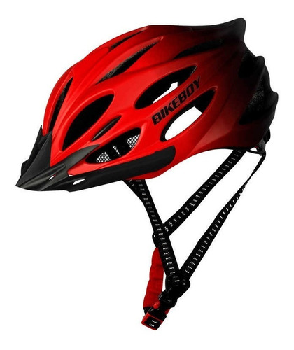 Casco Bicicleta Bikeboy, Ajustable/acolchado,con Luz, Unisex