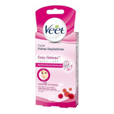 Veet Cera Depilatória Facial Peles Normais C/ 12 Folhas