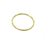 Anillo Delgado Liso Facetado Oro 10k Kt / Mujer Niña Regalo