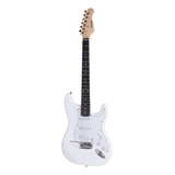 Guitarra Eléctrica Parquer Custom Stratocaster De Caoba 2019 Blanca Laca