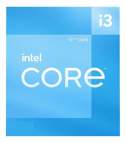 Processador  Intel Core I3-12100 Bx8071512100   De   4.3ghz