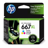 Cartucho Hp 667xl 667 Xl 2376 Colorido Original E Lacrado