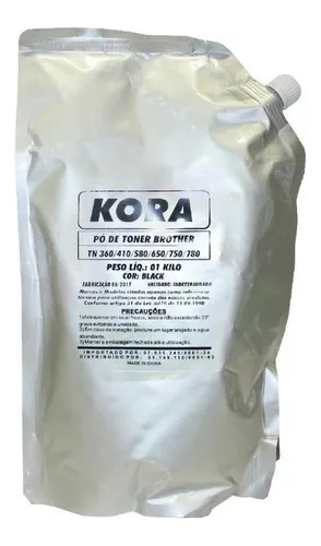 Pó Kora P/ Recarga Brother 1kg