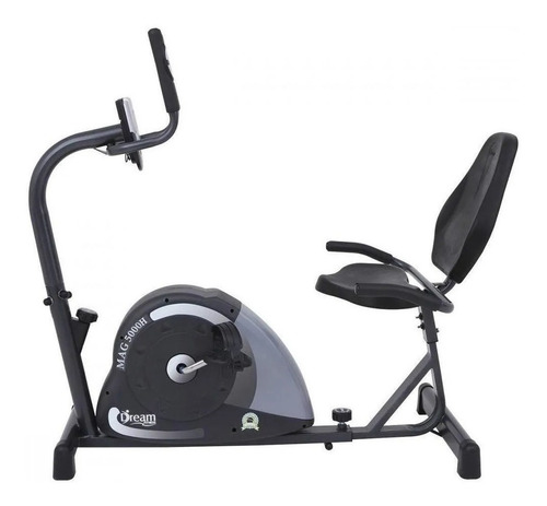 Bicicleta Ergométrica Dream Fitness Mag Mag 5000h Horizontal Cor Chumbo