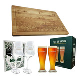 Set Copas Ginkgo + Vasos Curvo Patagonia Regalo Papá