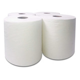 Pack Toalla En Rollo Bobina Papel 200mts 4u Ideal Dispenser