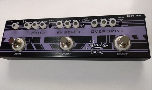 Pedak Para Guitarra - Overdrive, Chorus E Delay