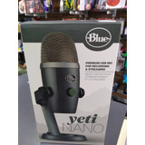 Micrófono Blue Yeti Nano Condensador Como Nuevo