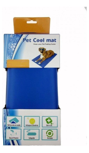 Manta De Gel Frío Mascotas Refrescante Verano 50x90 Cm - Ar