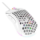 Mouse Gamer De Juego Vsg  Aquila Air Blanco Brillante