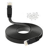 Cable Ethernet Hepuhto Cat6 De 25 Pies, Largo Para Internet