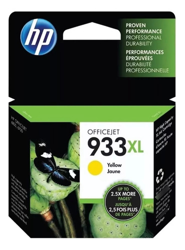 Cartucho Hp 933xl Amarillo Original Cn056al P/7610/7512/7510