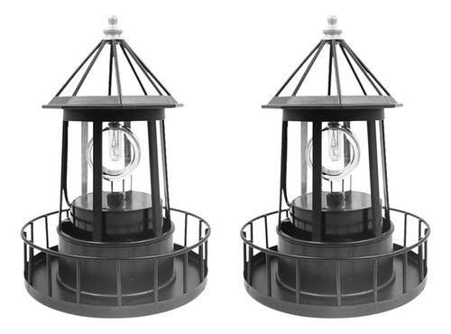 Lámpara Giratoria Lighthouse Solar Led Ip44 Beacon Garden
